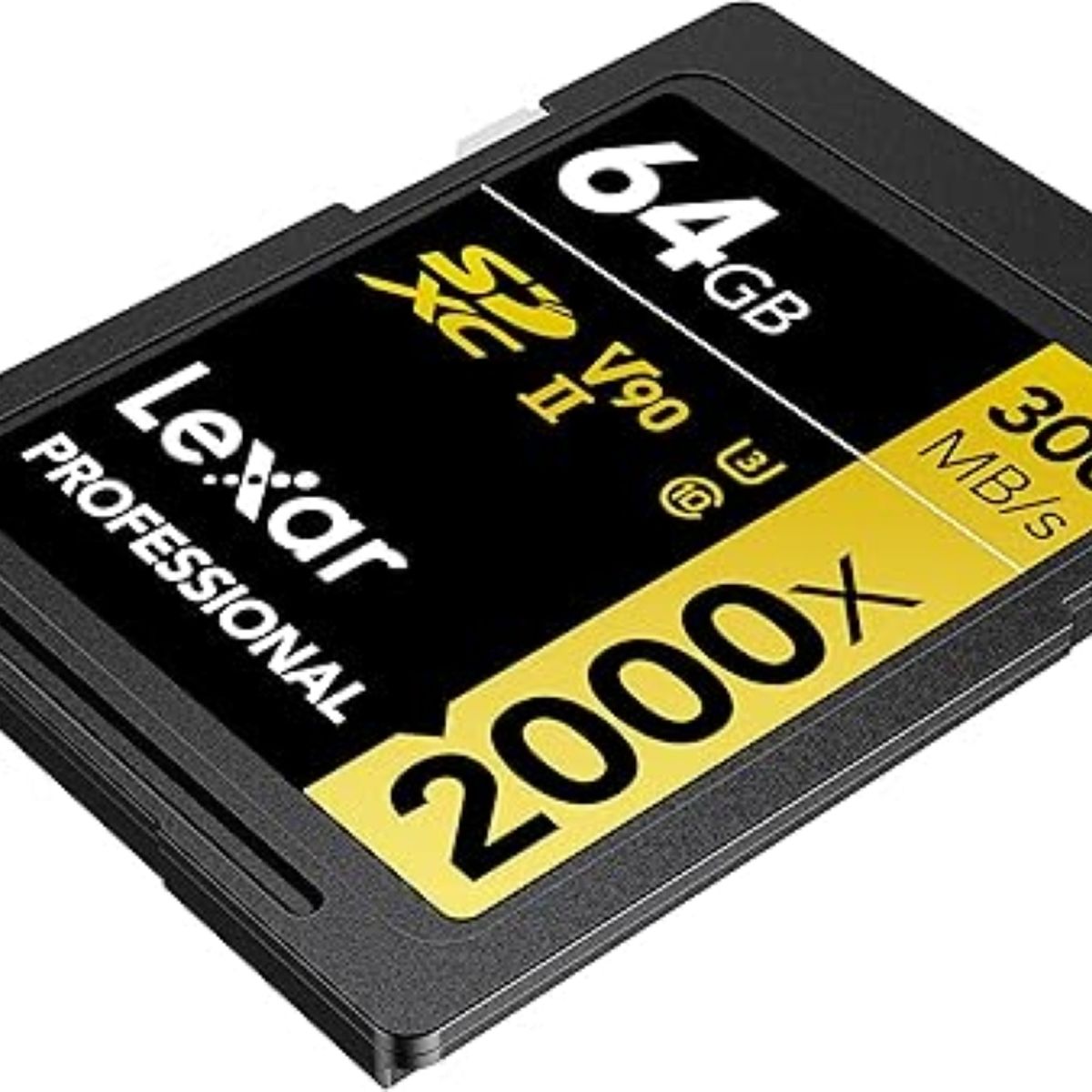 LEXAR - Memoria SD Lexar Gold Series 2000x 64GB UHS-II U3 V90 8k