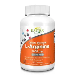 GENERICO - Arginina Hcl 1000mg Double Strength Aumento Oxido Nitrico