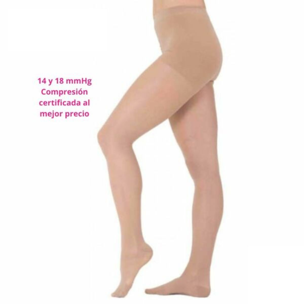 MEDI - Medias Panty Compresiva Swing 70 Den Color Beige Talla V