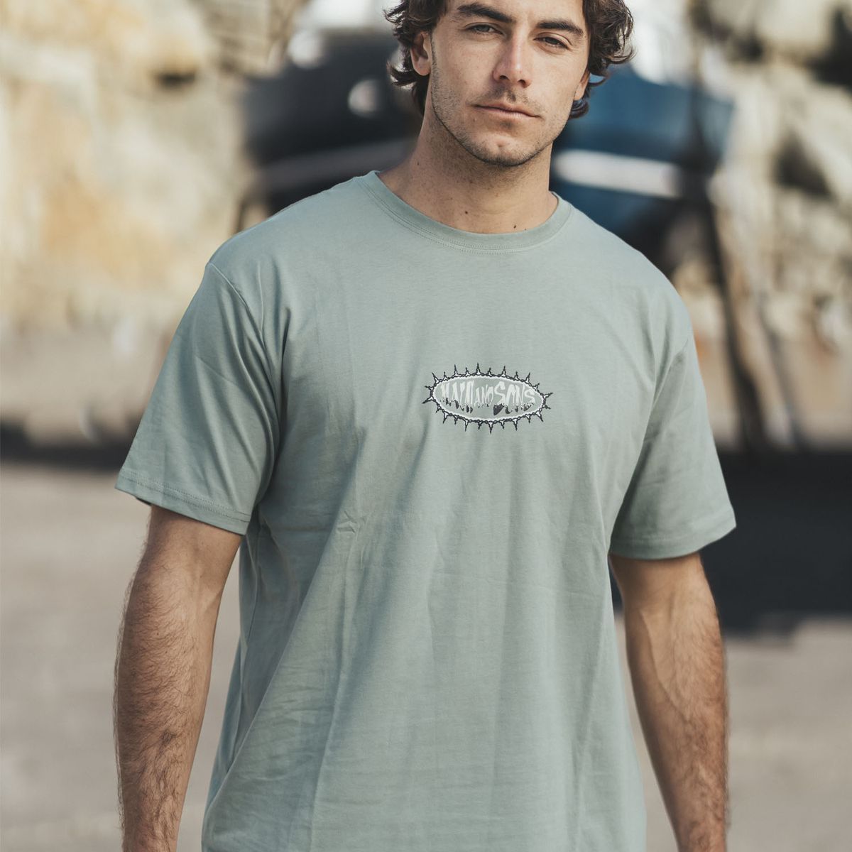 MAUI AND SONS - Polera MC Bokov Verde Hombre Maui And Sons - Verde