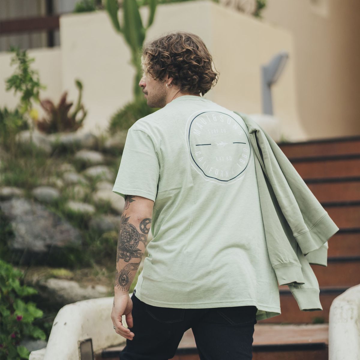 MAUI AND SONS - Polera MC Lumika Verde Hombre Maui And Sons - Verde