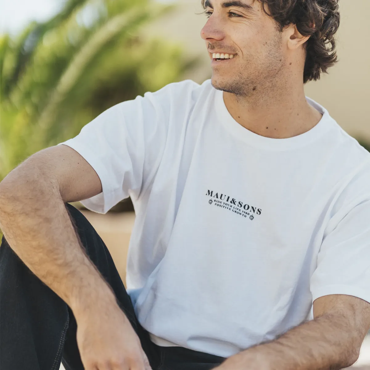 MAUI AND SONS - Polera MC Nekodu Blanco Hombre Maui And Sons - Blanco