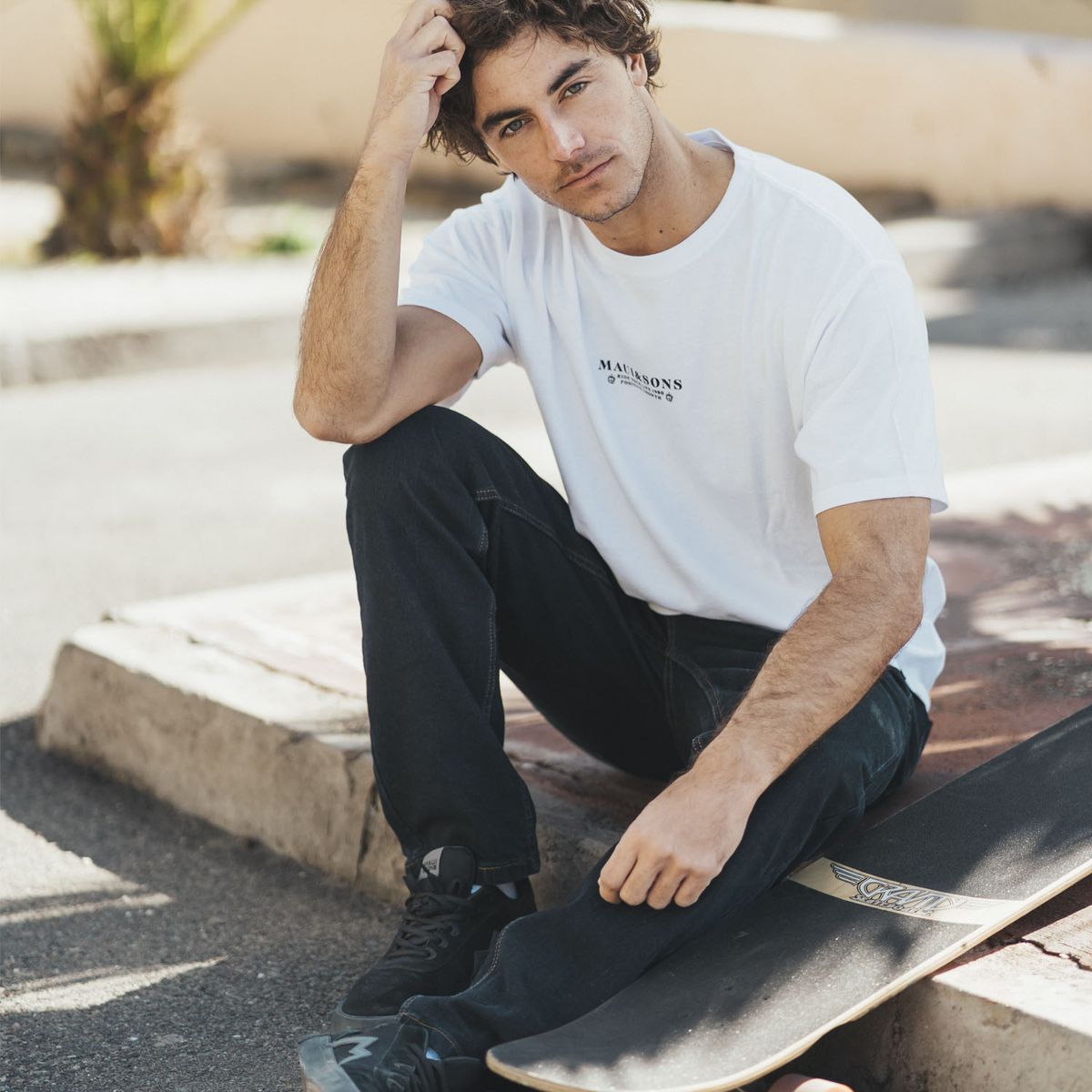 MAUI AND SONS - Polera MC Nekodu Blanco Hombre Maui And Sons - Blanco