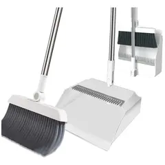 GENERICO - Set De Limpieza Con Escoba Y Recogedor Plegables