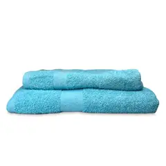 ZAHR - TOALLA DE MANO COLECCIÓN 40×80 CM CELESTE