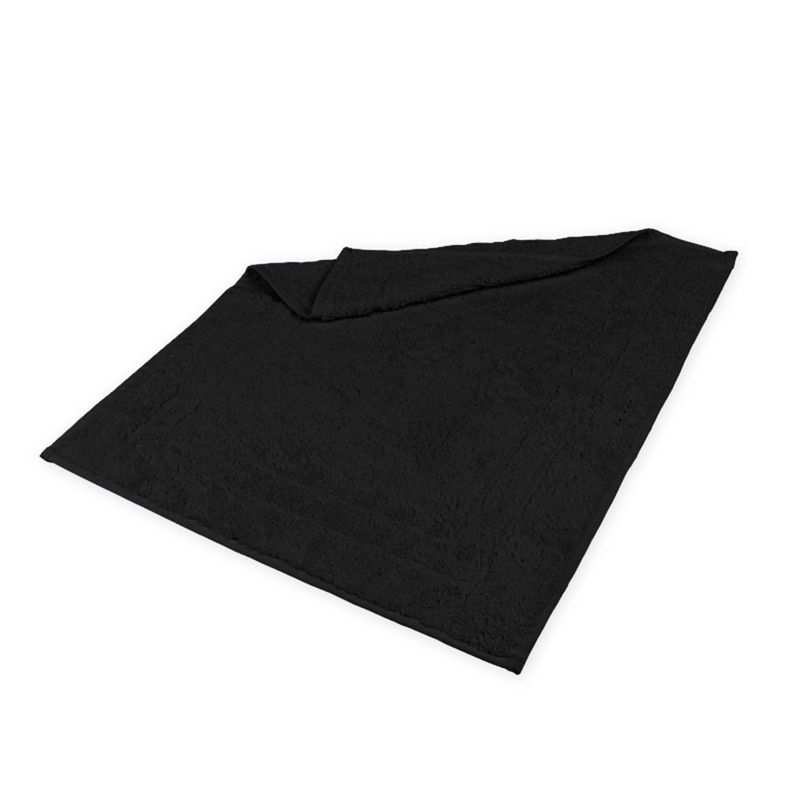 LOURDES - TOALLA DE PISO LOM 40×50 CM  NEGRO  LOURDES