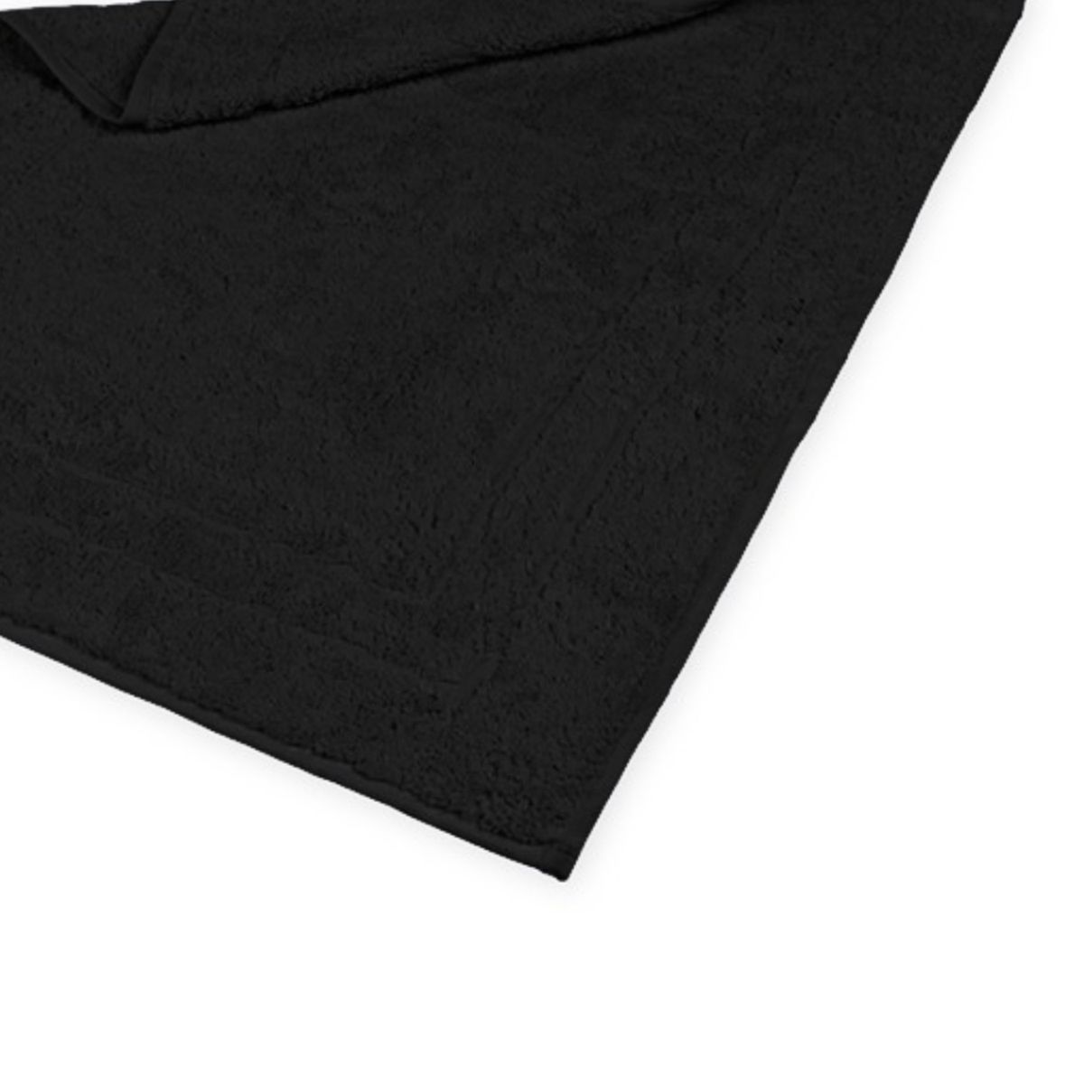 LOURDES - TOALLA DE PISO LOM 40×50 CM  NEGRO  LOURDES