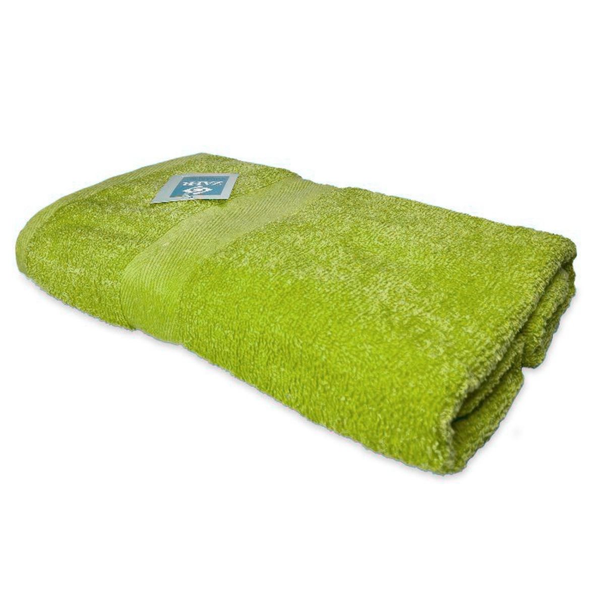 ZAHR - TOALLA DE BAÑO COLECCIÓN 70×140 CM  VERDE  ZAHR