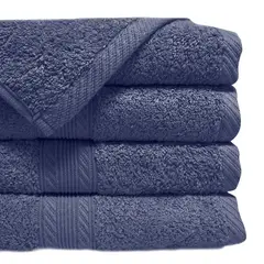 LOURDES - TOALLA DE BAÑO 70×140 CM AZUL PIEDRA