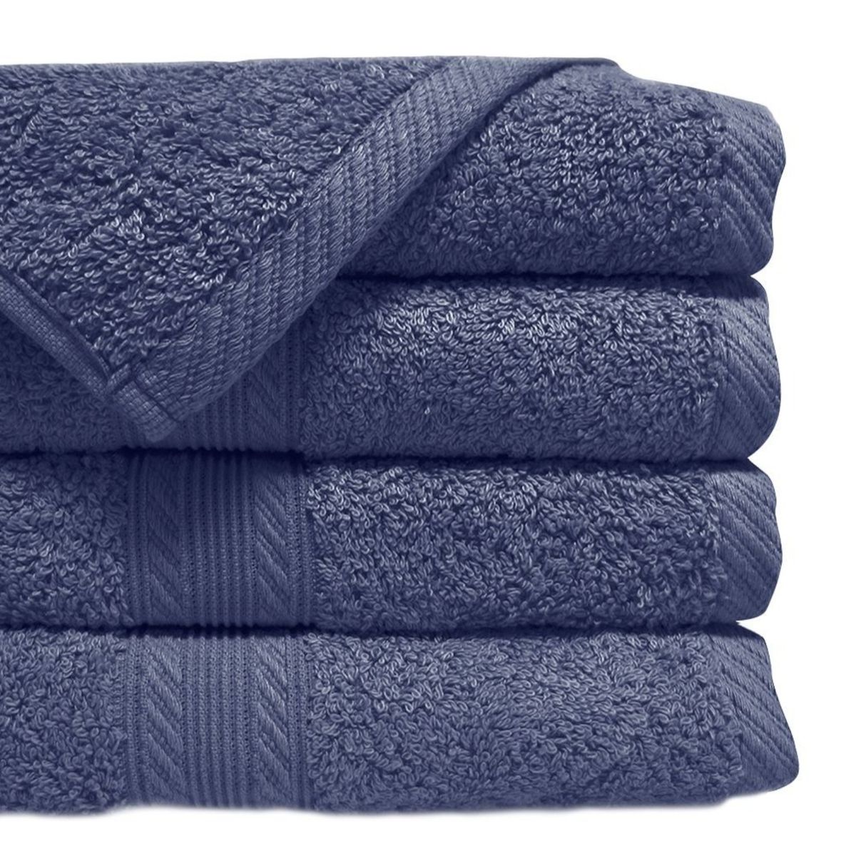 LOURDES - TOALLÓN DE BAÑO 90×150 CM  AZUL PIEDRA  LOURDES