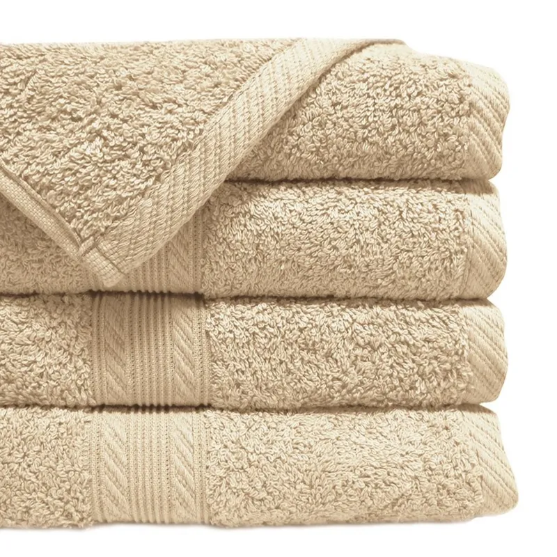 LOURDES - TOALLA DE MANO 45×90 CM  BEIGE  LOURDES