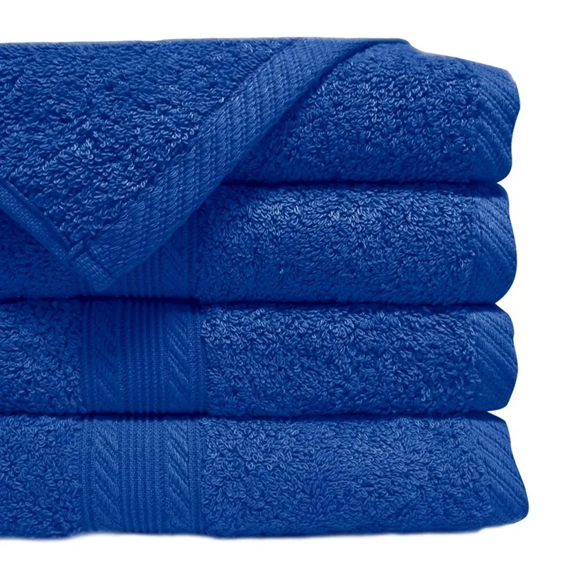 LOURDES - TOALLA DE MANO 45×90 CM  AZUL  LOURDES