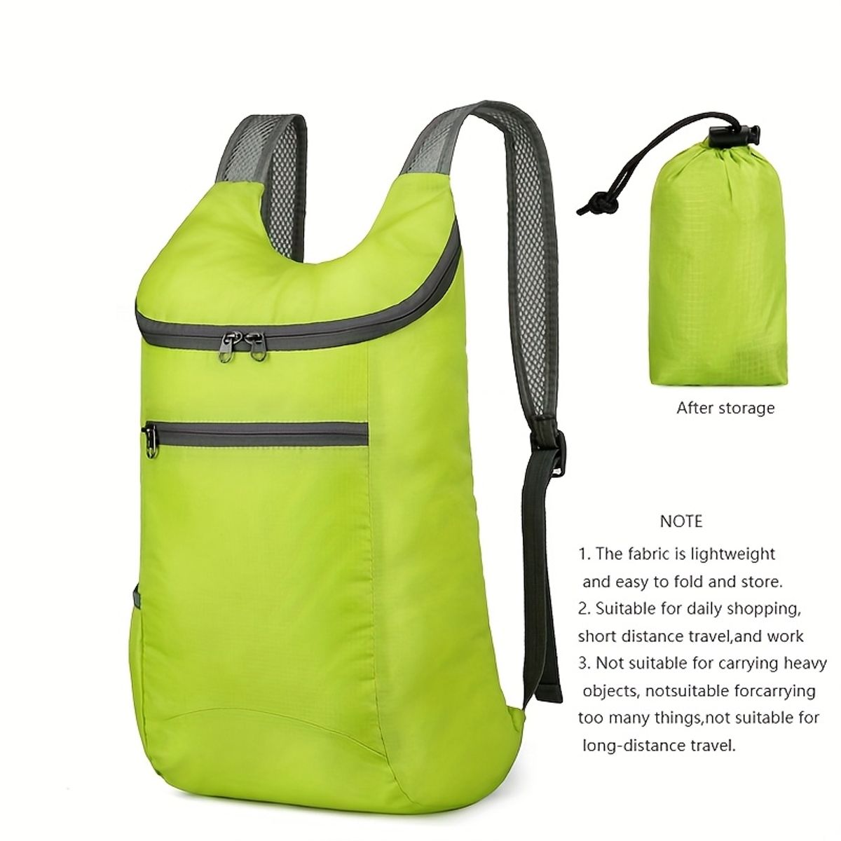 VATYERTY - Mochila de viaje Verde