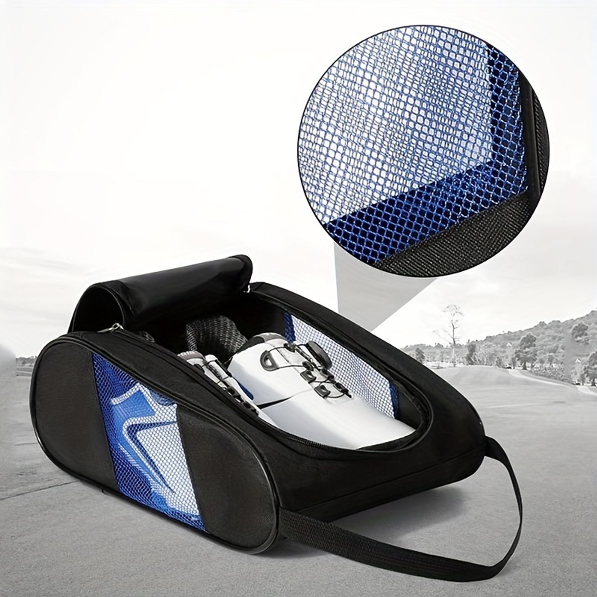 VATYERTY - Bolsas para zapatos de golf al aire libre Azul