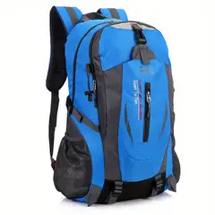 VATYERTY - Mochila de senderismo de nailon con ajuste universal Azul