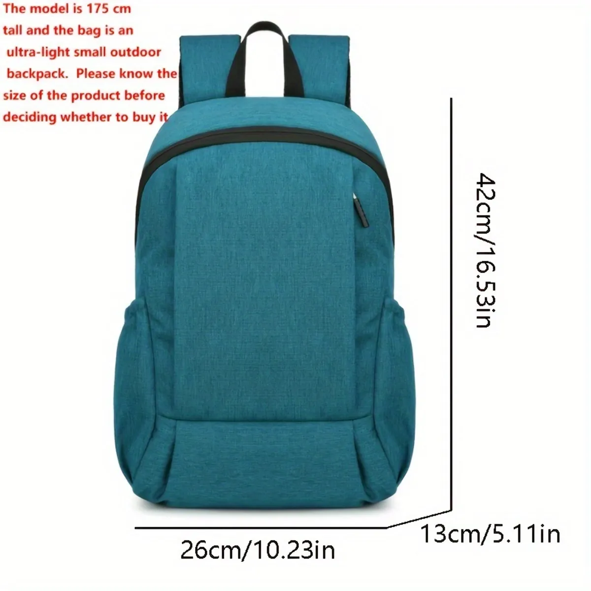 VATYERTY - Mochila de senderismo ligera ultraligera para exteriores Azul.