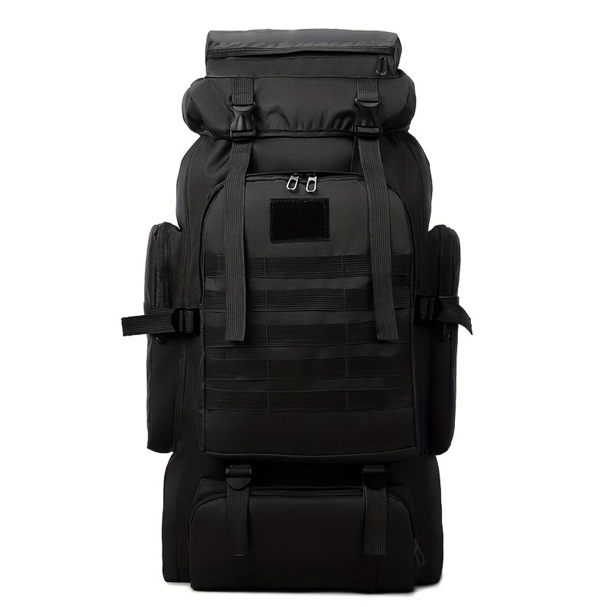 VATYERTY - Mochila de senderismo de gran capacidad de 80 L Negro