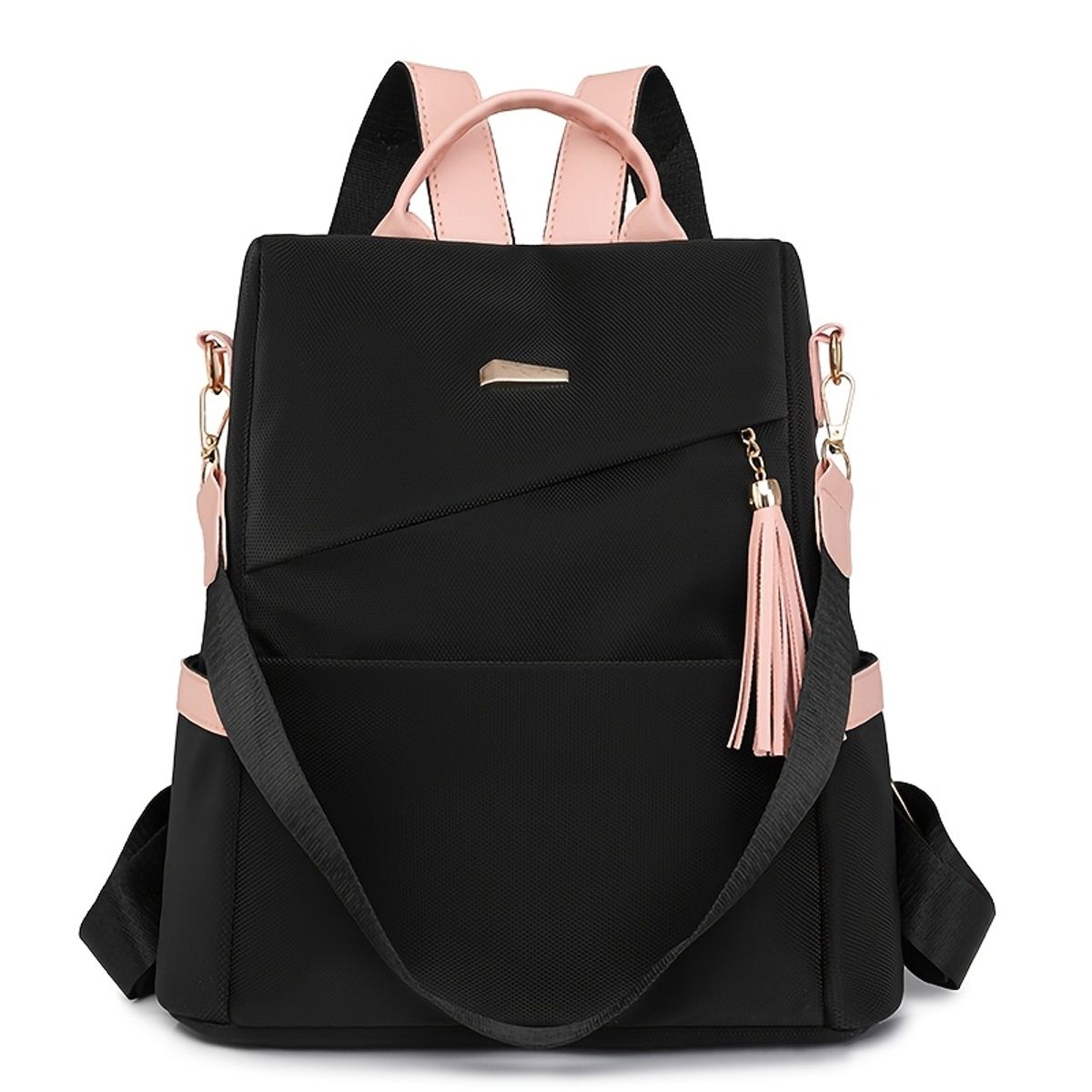 VATYERTY - Mochila antirrobo elegante para mujer Negro