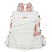 Mochila antirrobo elegante para mujer Rosado
