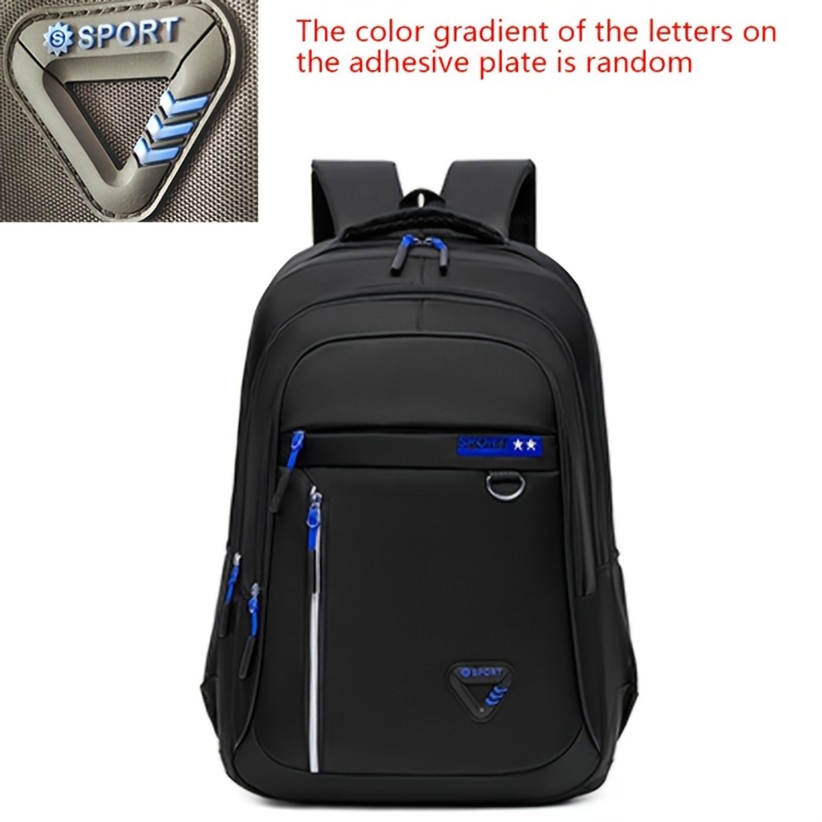 VATYERTY - Mochila de viaje con compartimento para portátil Azul