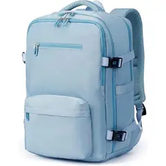 VATYERTY - Mochila de viaje para portátil para mujer y hombre Azul