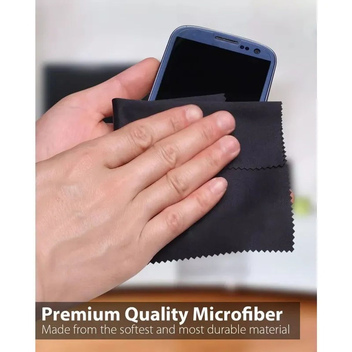 GENERICO - Paño De Microfibra Limpieza Lentes Pantallas 100unid Premium