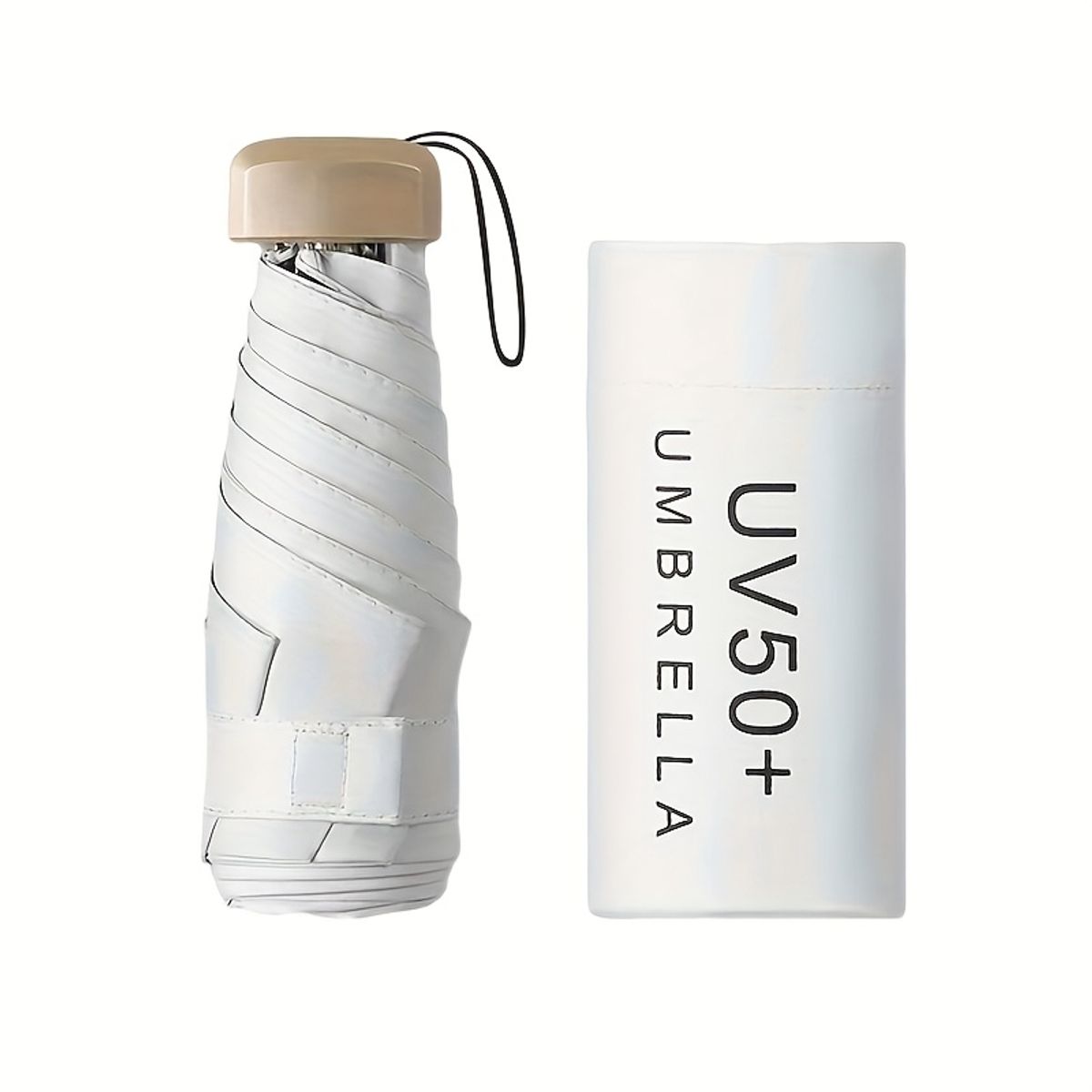VATYERTY - Portátil para exteriores Paraguas Blanco