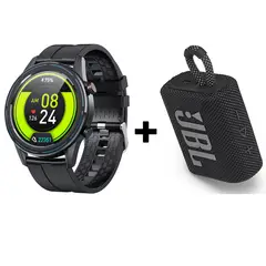 JBL - Parlante Bluetooth Portatil GO 3 Negro y GT3 Reloj inteligente