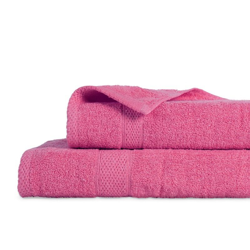 PLUMETTI - SET 2 TOALLAS COLORIX 380 GRS  FUCSIA  PLUMETTI