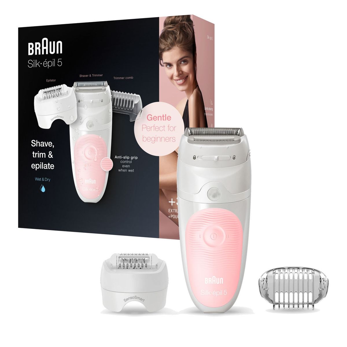 BRAUN - Depiladora de pinzas BRAUN SES5-620
