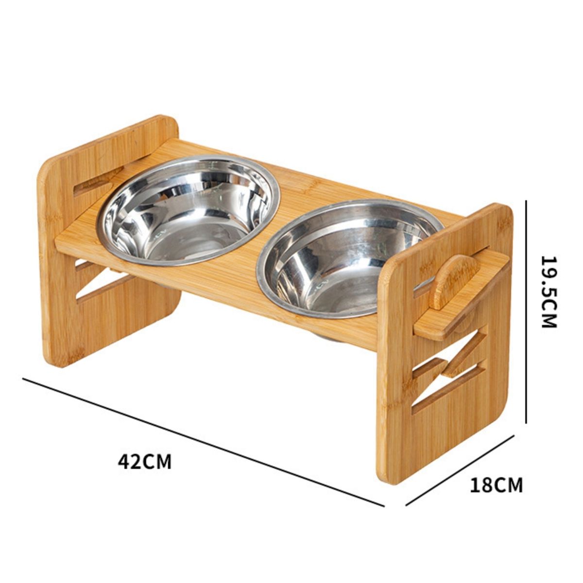 KINDA NICE - Comedero Elevado Para Perros Gatos Mascotas