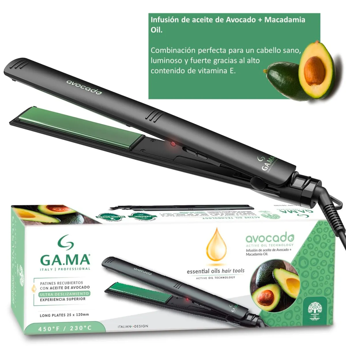 GAMA - Alisador GAMA Elegance Avocado