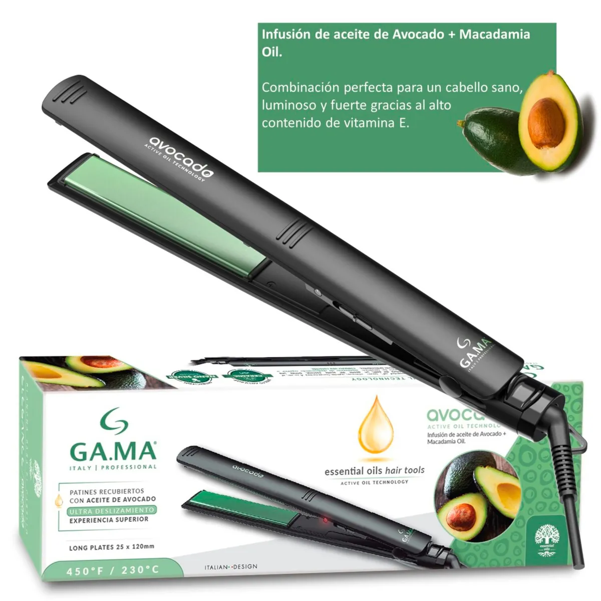 GAMA - Alisador GAMA Elegance Avocado