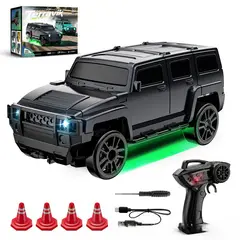 TIOZONEY - Coche teledirigido para niños-Negro