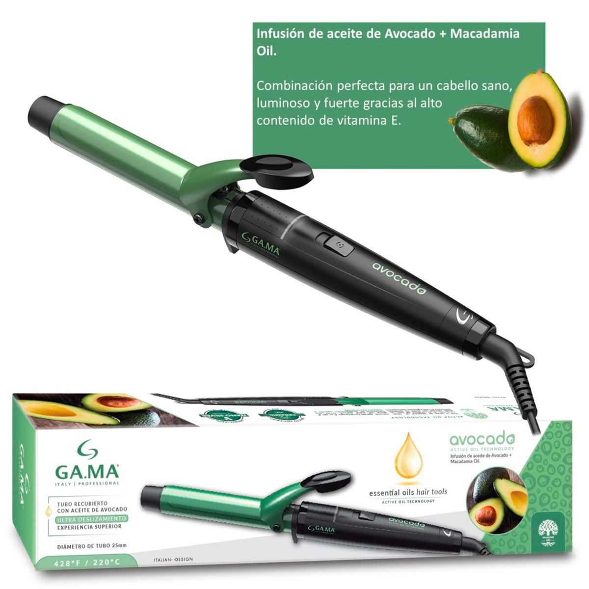 GAMA - Ondulador GAMA Avocado 25mm