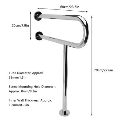 Imagen 2 del producto Barra De Seguridad Para Discapacitados De Acero Inoxidable