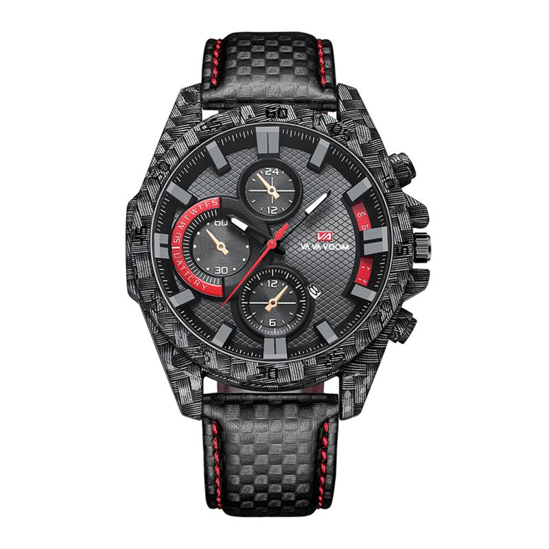 BRO TOUMI - BRO Toumi GZ reloj mecánico de gran dial impermeable-Negro
