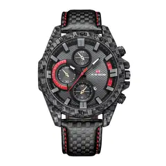 BRO TOUMI - GZ reloj mecánico de gran dial impermeable-Negro