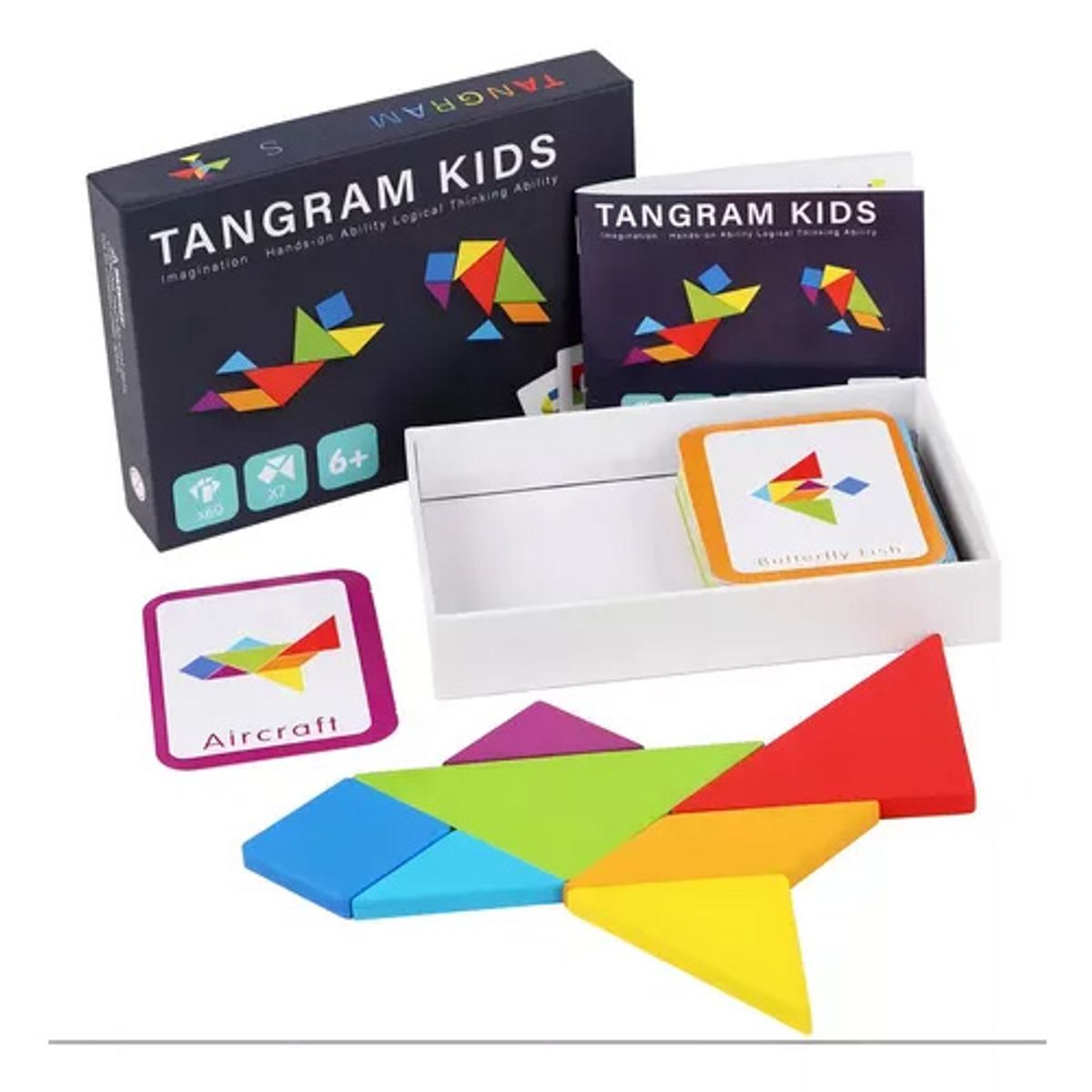 ATURE - Divertidos Rompecabezas Tangram Juguete Educativos Para Niño