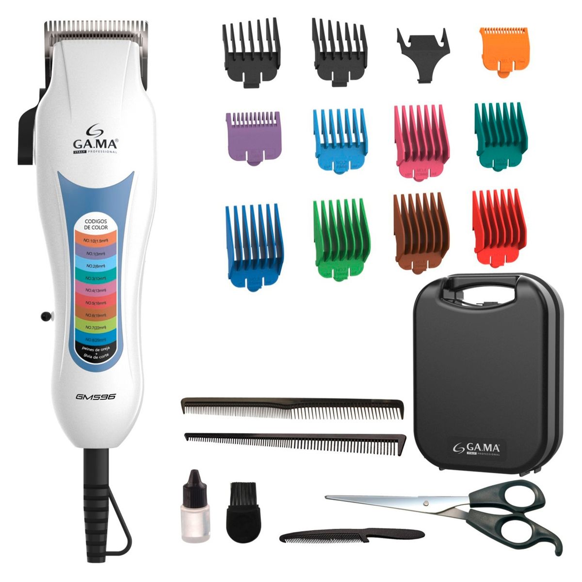 GAMA - Cortapelos Eléctrico 19 Piezas Gama