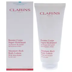 CLARINS - Humedad loción corporal rica con mantequilla de karité - piel seca 192 ml de