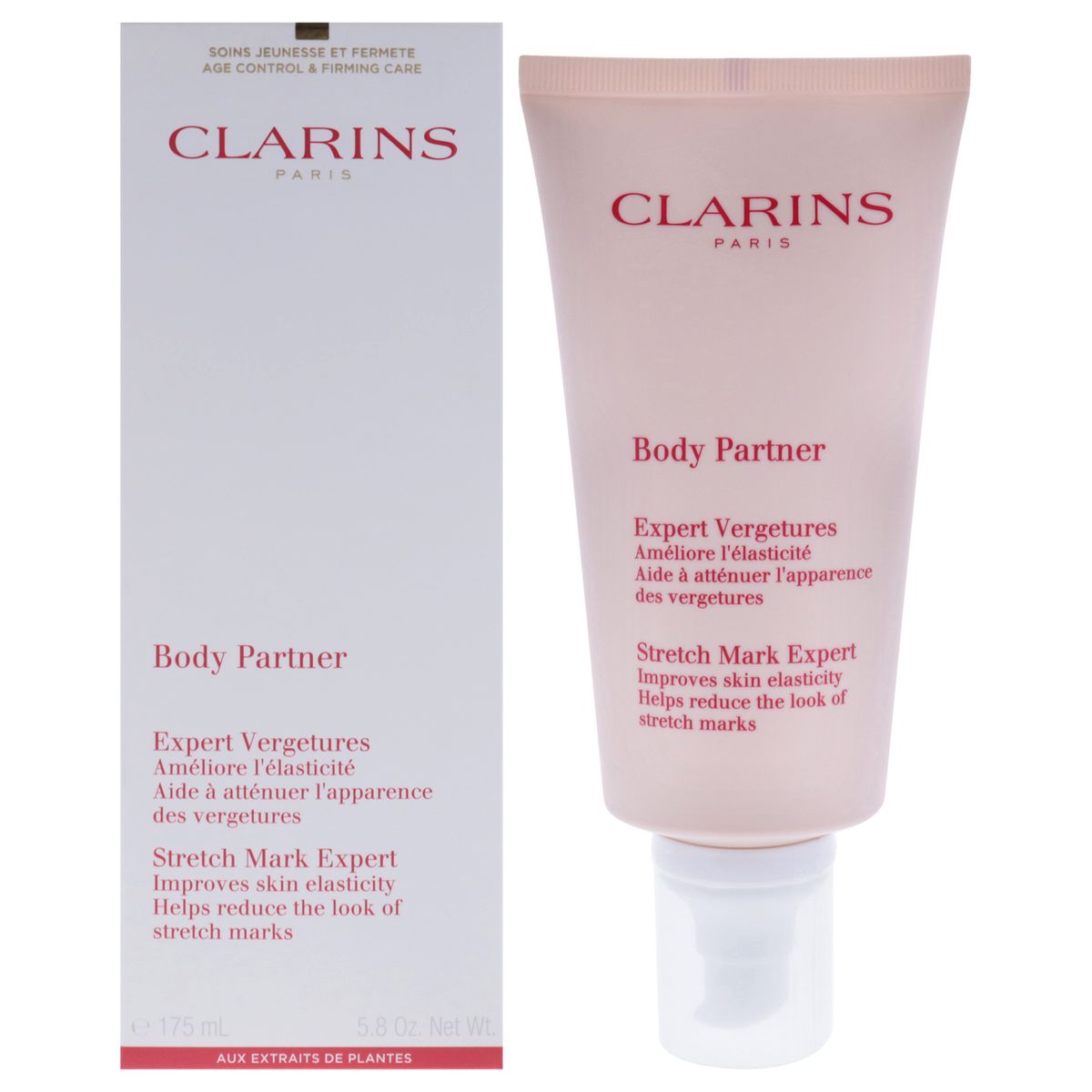 CLARINS - Tratamiento Corporal Body Partner Expert Para Estrías 172 Ml Clarins