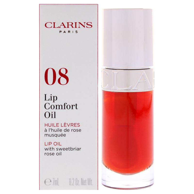 CLARINS - Lip Comfort Oil - 08 Strawberry 6ml Clarins