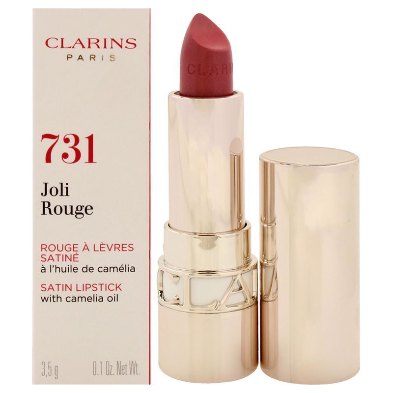 CLARINS - Joli Rouge Satin Lipstick - 731 Rose Berry 3ml Clarins