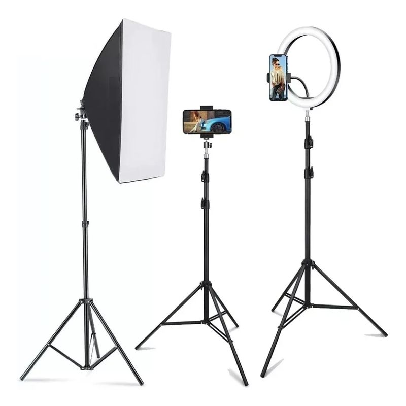 GENERICO - Soporte Multifuncional Trípode 21mts Cámaras Luces Estudio