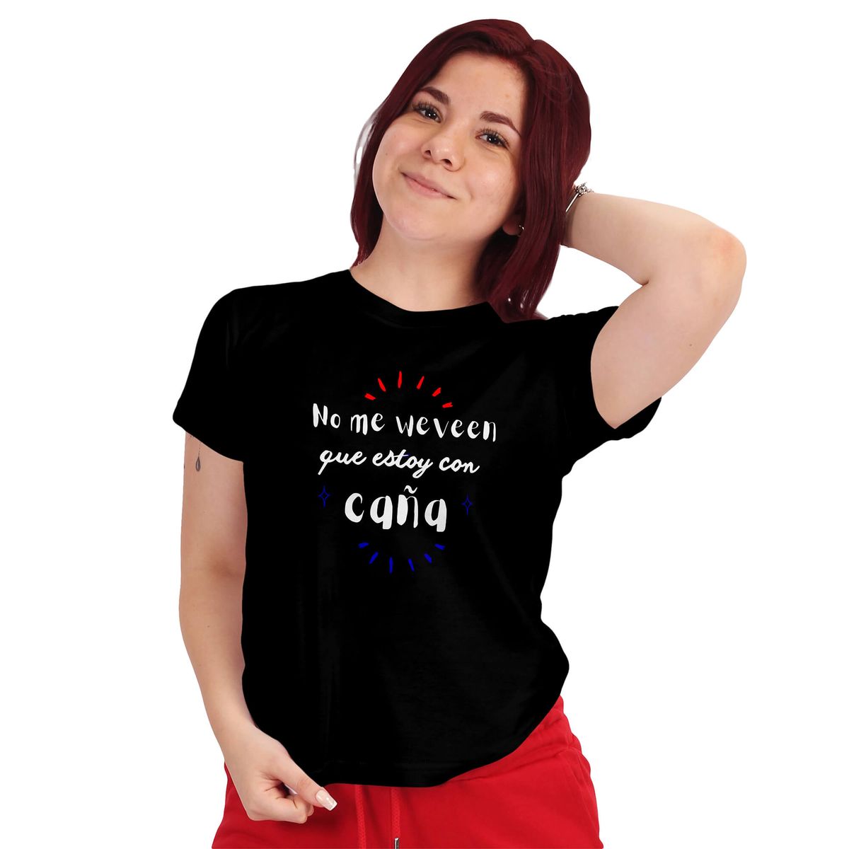 ROLY - Polera mujer diseño frases chilenas fiestas patrias D5