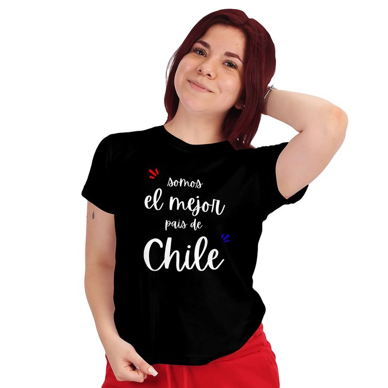 ROLY - Polera mujer diseño frases chilenas fiestas patrias D17