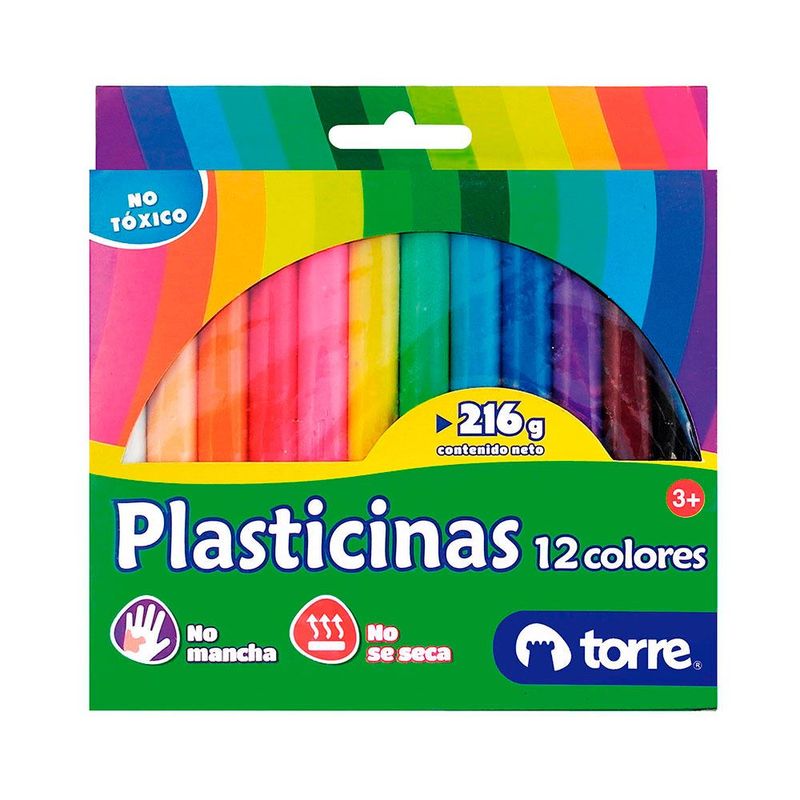 TORRE - Plasticina Torre 12 Colores