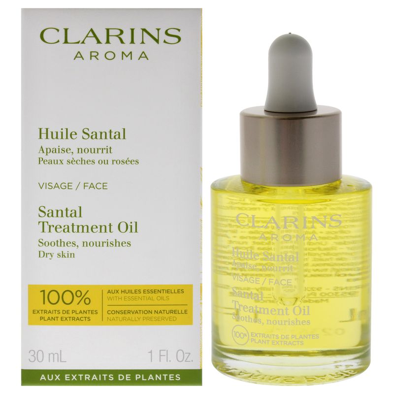 CLARINS - Aceite de tratamiento de la cara Santal - Piel seca 30 ml de clarins