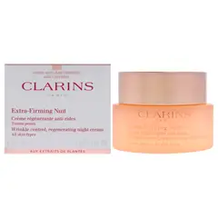 CLARINS - Crema de noche adicional para firmar todos los tipos de piel de 47 ml de